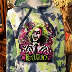 Tye Dye Beetle Beetle juice Hoodie 