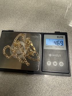 14k Figaro chain 22inch