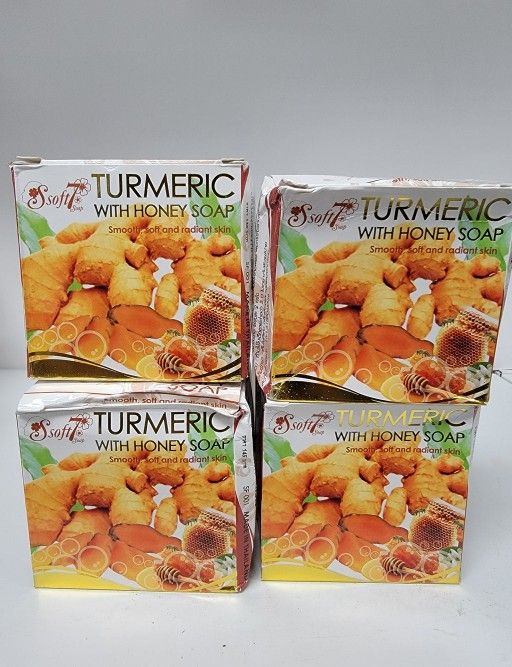 Soft 7 TURMERIC WITH HONEY SOAP X4