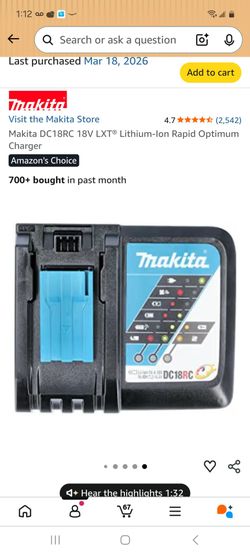 Makita  charger  brand new come in box 45.00