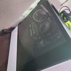 Cyber Power PC Gaming Setup And 27" Samsung Curved Monitor