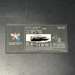 INTUOS pro PEN TABLET  Model : PTH-851 PTH-851/K large