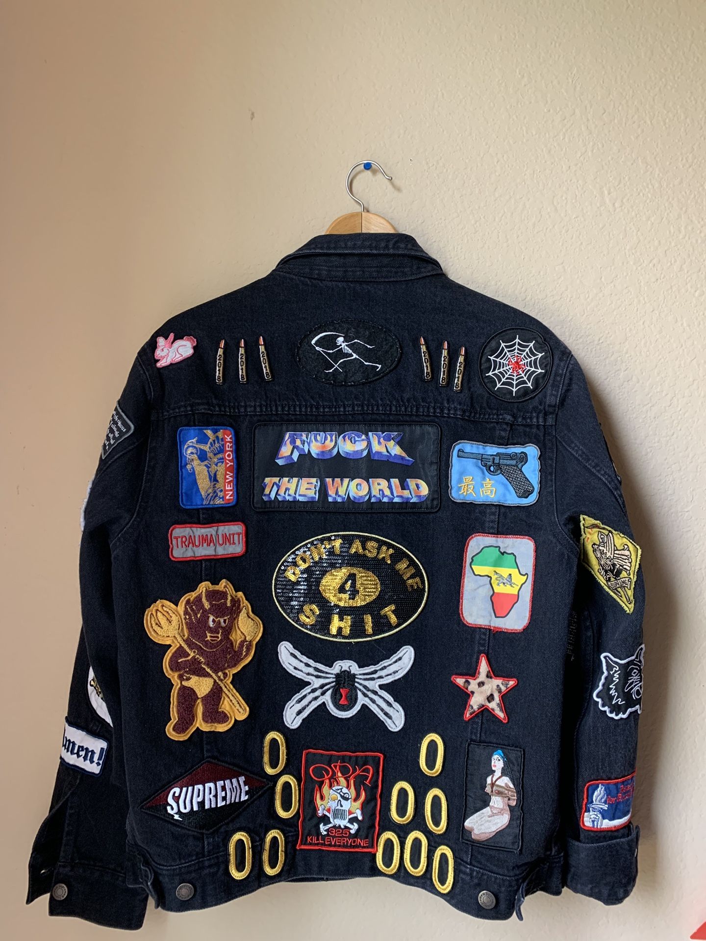 Supreme Patches Denim Jacket