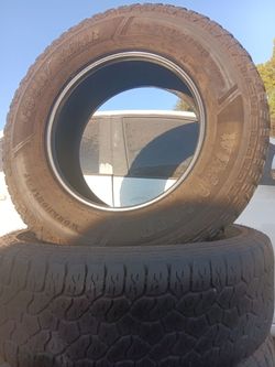275/70/18 Goodyear Wrangler Workhorse A/T tires all 4 $160