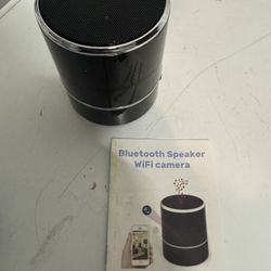 Bluetooth Speaker Hidden Camera 