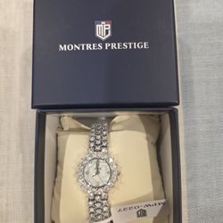 Montres Prestige X Invicta Women's Watch MPW-0227 Crystal Band/Case Sparkle Face