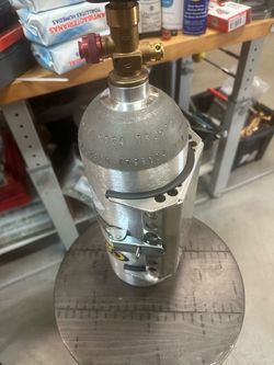 Off-road 5 # air tank with mounting bracket. New