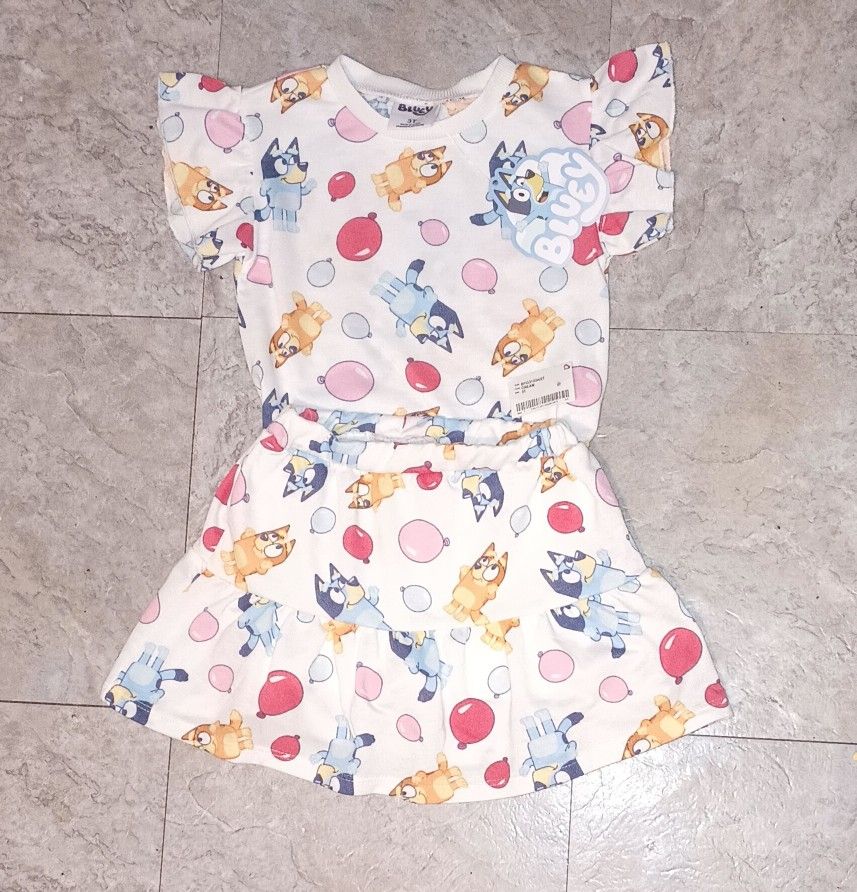 Bluey 2pc Toddler Set New