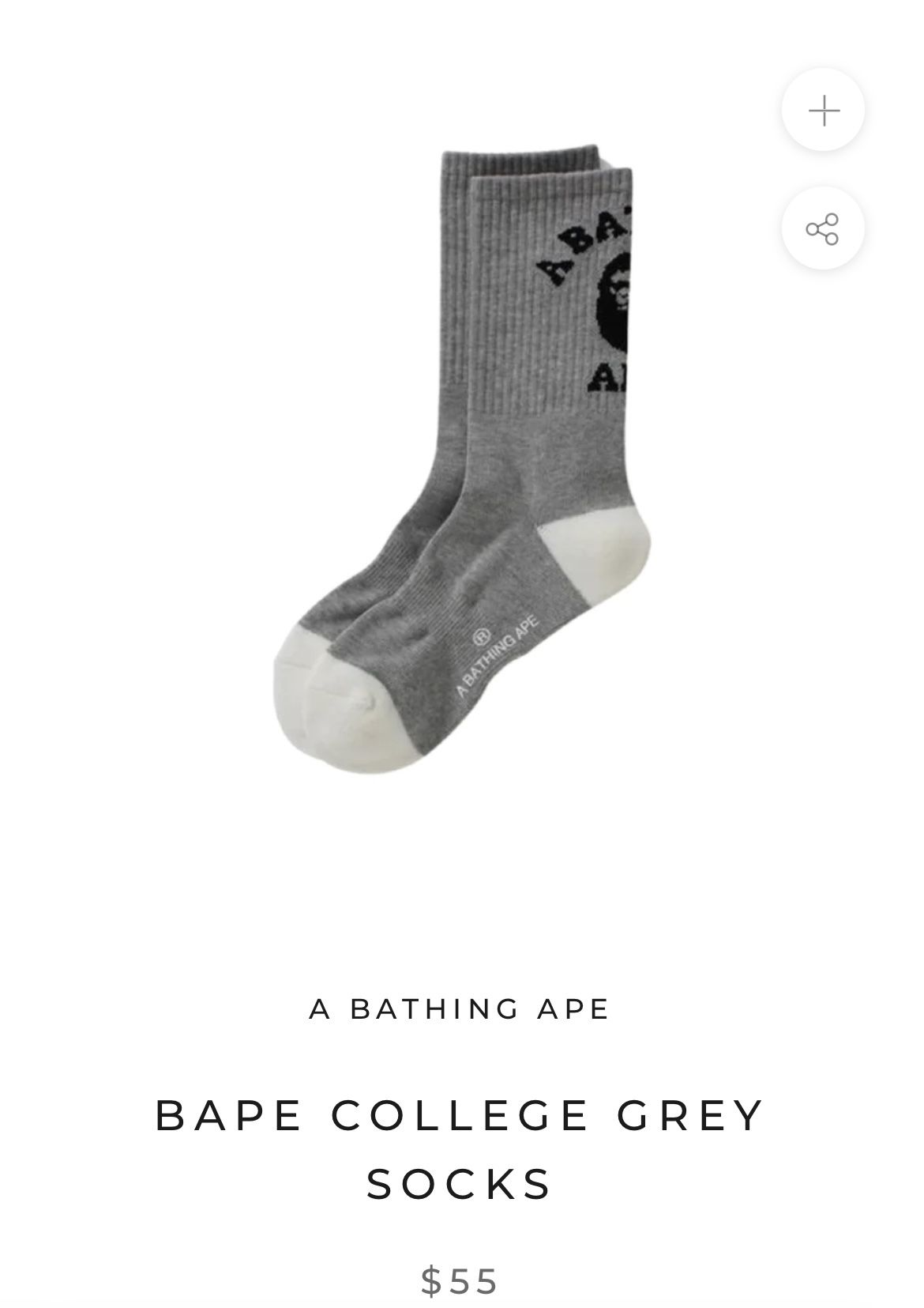 BAPE Socks