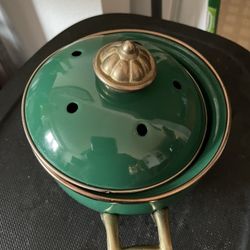 Vtg. Enamel Pot 