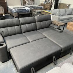 Sofa Sectional Sleeper With Storage!!!