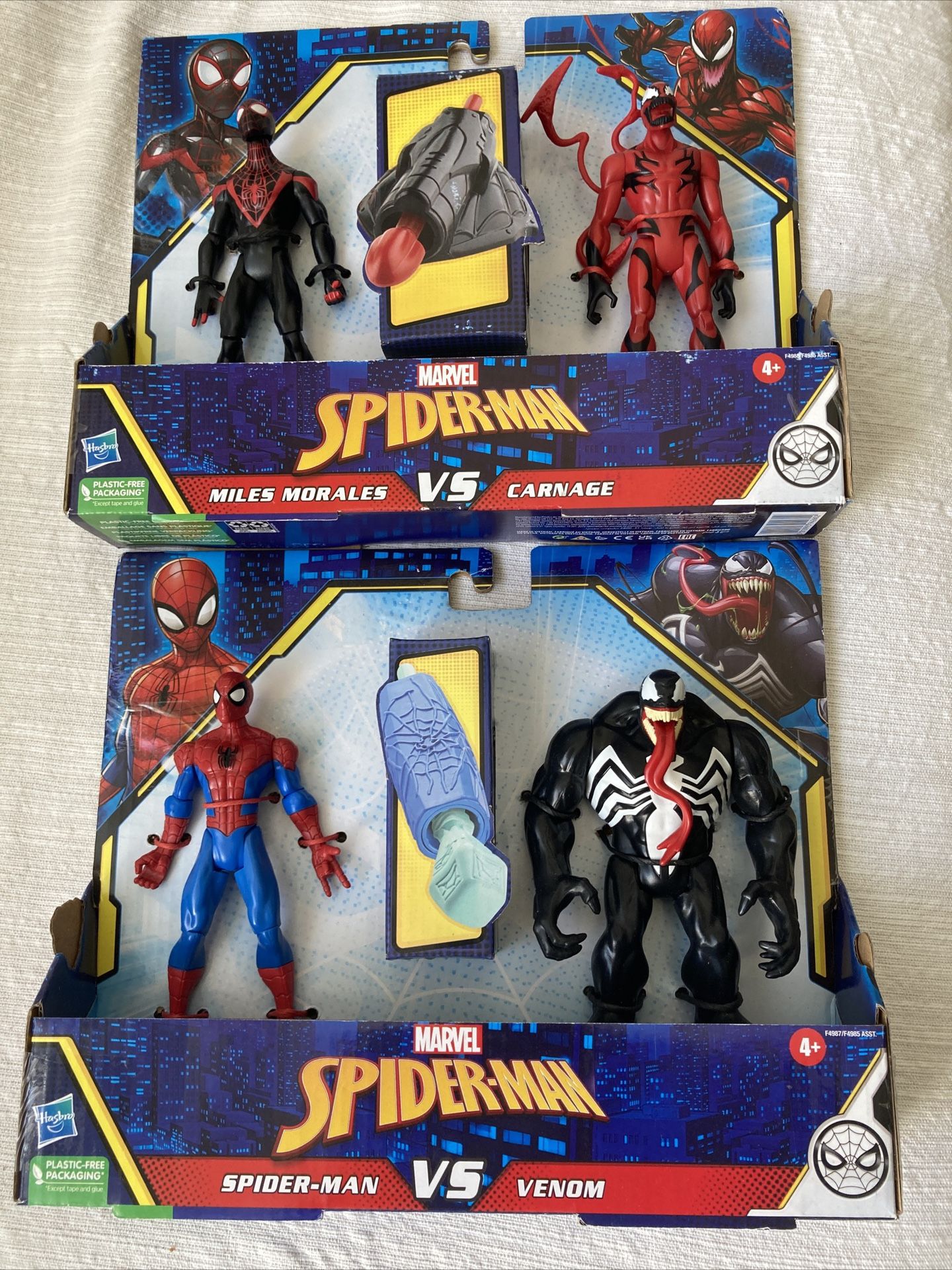 SPIDER MAN LOT OF 4 ACTION FIGURES