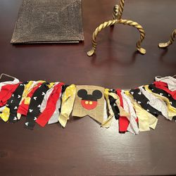 Mickey Mouse High Chair Banner