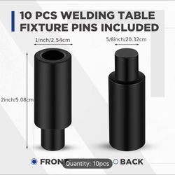 Welding table fixtures pins  (10 Pieces)