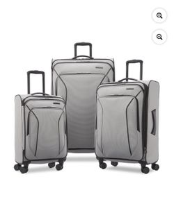 American Tourister X-Lite 3-Piece Luggage Set with Spinner Wheels