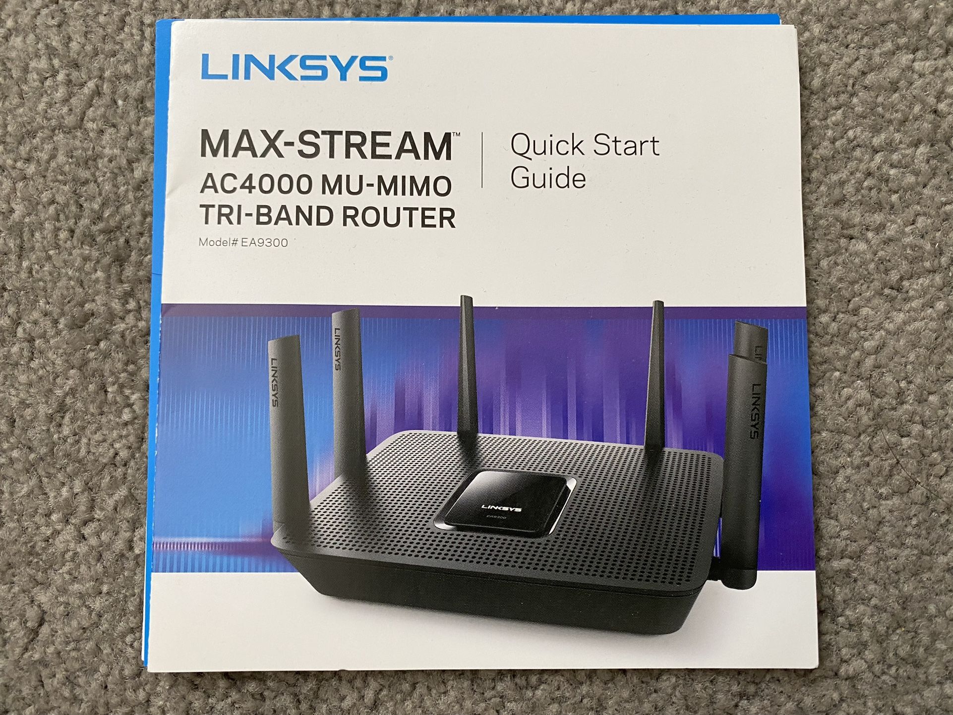 Linksys EA9300 Max-Stream AC4000 Tri-Band WiFi Router