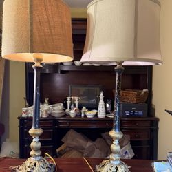 Vintage Buffet Table Lamps from the mid-20th Century in Styles French Empire or Hollywood Regency