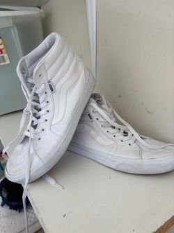 White Vans Hightops Women’s Size 9