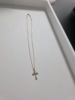 Cadena y cruz 14 k
