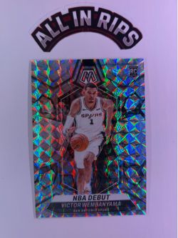 2023-24 Panini Mosaic - NBA Debut Victor Wembanyama #257 Mosaic Prizm (RC)