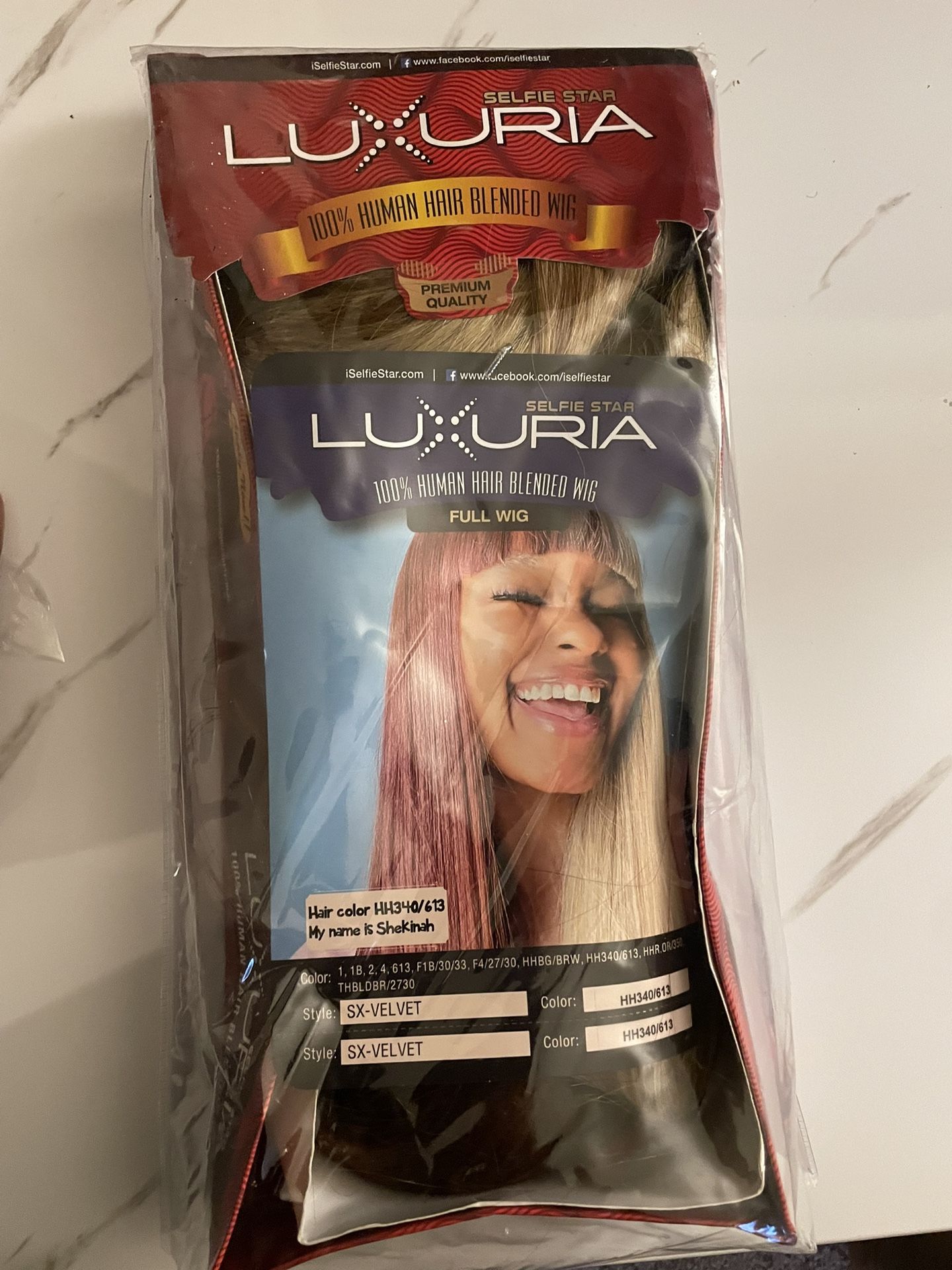 100% Human Hair Velvet Lace Wig