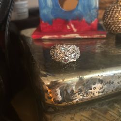  Michael Aram Ocean Ring with Blue Topaz and Diamonds