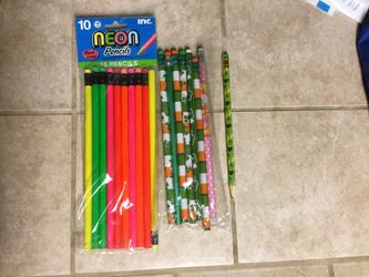 New Neon & Clover pencils (18 totals) $2 Firm