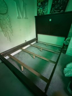 Queen Brown bed frame