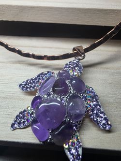 Tortuga amatista artesanal