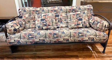 Wrought Iron Futon – Extremely Sturdy, High‑End – $285 OBO