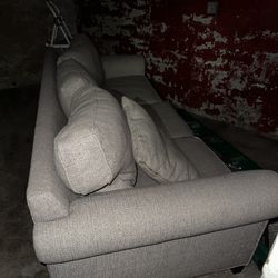 gray ikea couch 