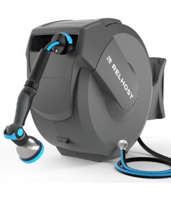 Retractable Wall-Mount Hose Reel
