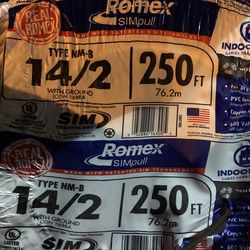 250’ Of 14/2 Romex