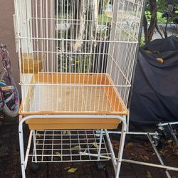 bird cage with stand 