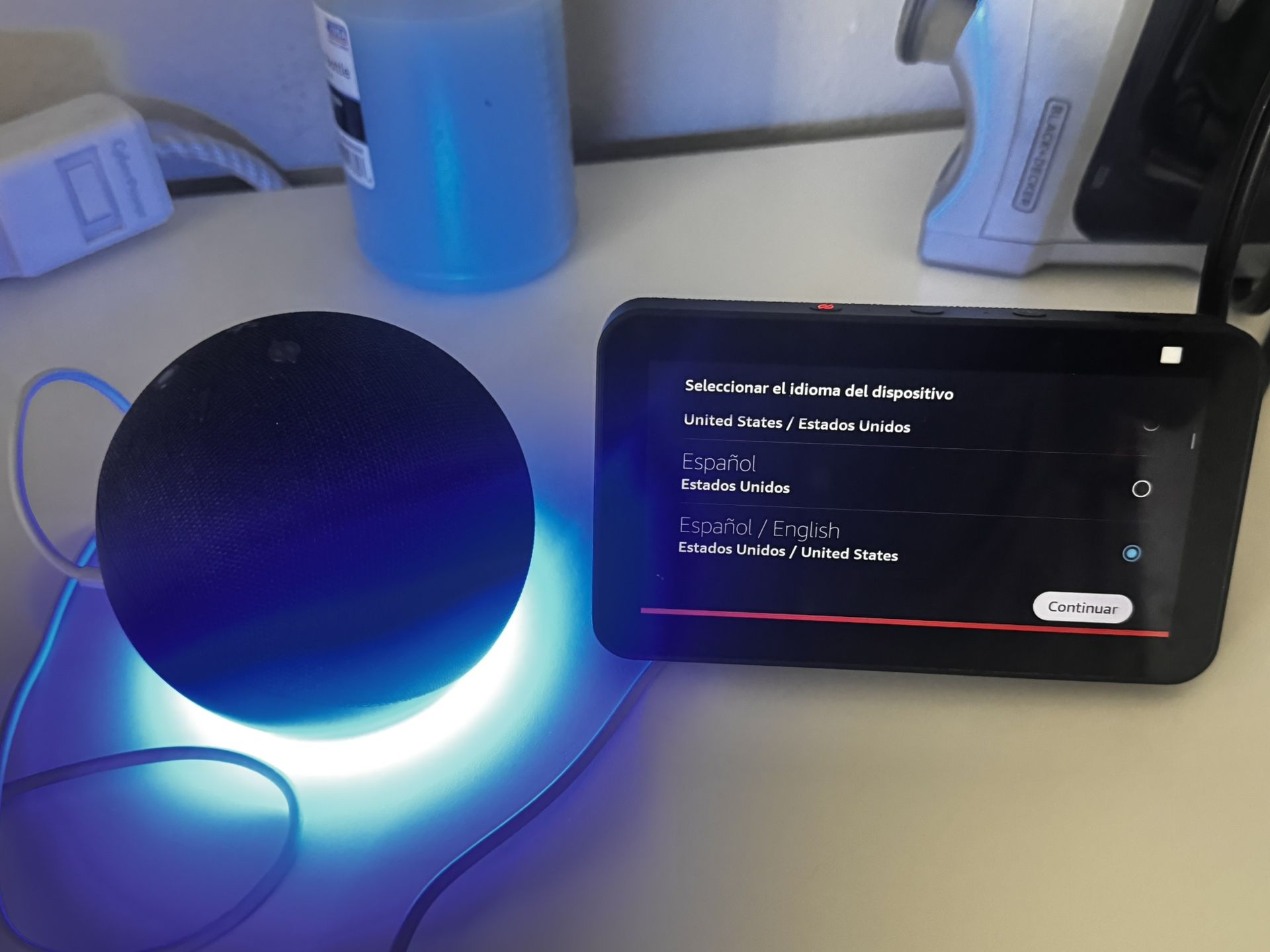Alexa show and Dot