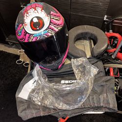 Sedici Full-Face Motorcycle / Kart Helmet XXXL – Like New – Extras Included