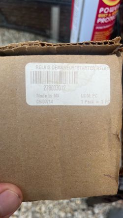 Starter Solenoid Rely Switch (contact info removed)12