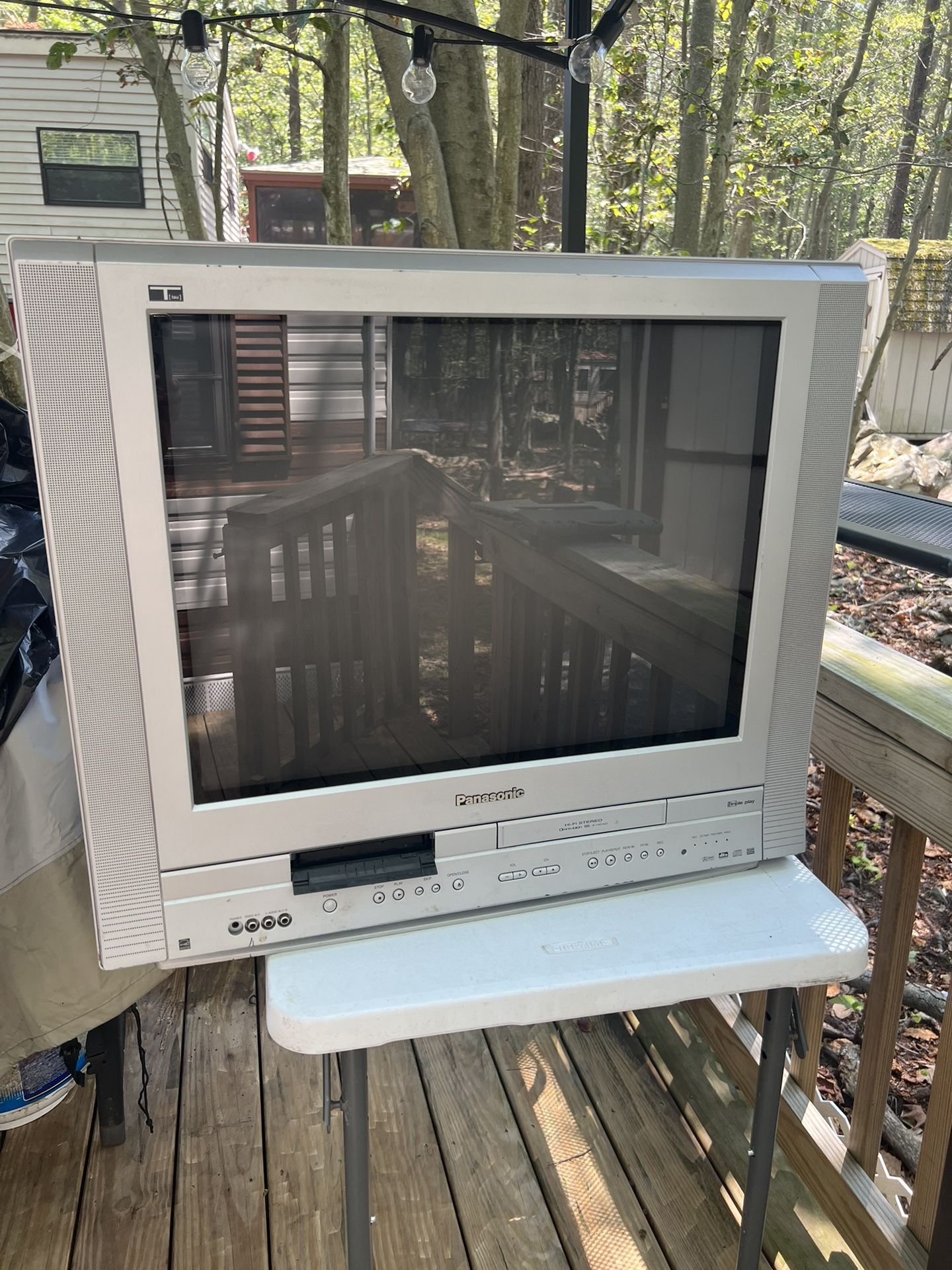 Panasonic Triple Play DVD VCR CRT Tv PV-DF2704 for Sale in Queens