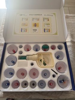 Chinese Therapy Cupping Vacuum Set - Brand New
