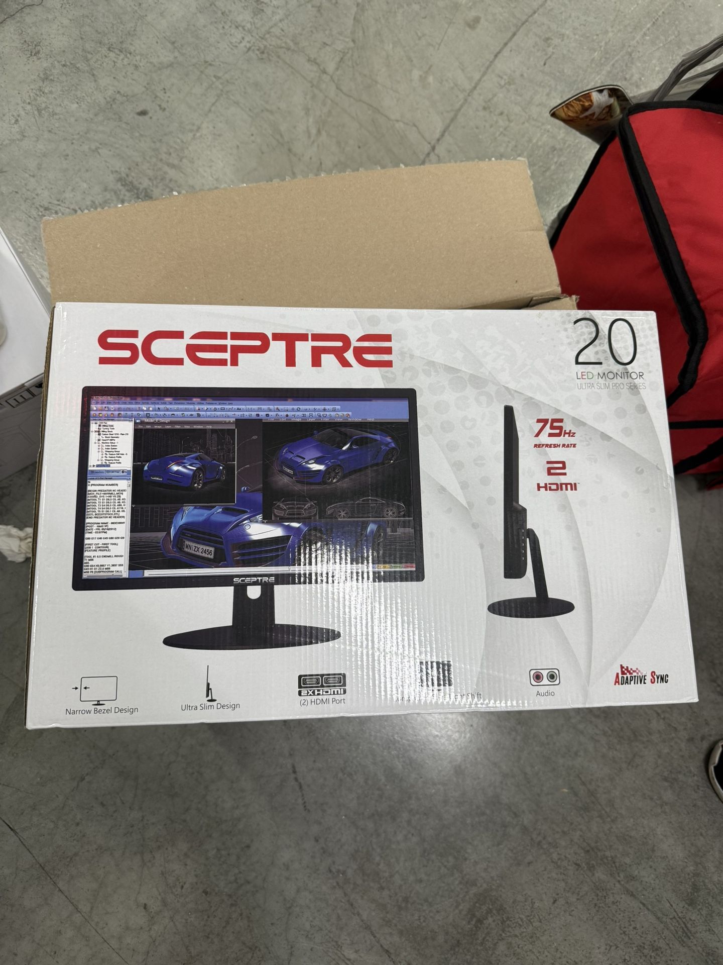 Sceptre 20" 1600x900 HDMI VGA 75hz 5ms LED Monitor (E205W-1600 Black)