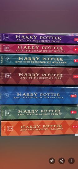 Harry Potter, paperbacks, complete set