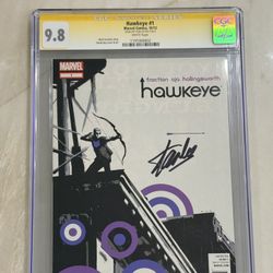 Hawkeye #1, Highest Grade! Only 6 Exist SIGNED STAN LEE w/ CGC 9.8 1st Print-RARE!