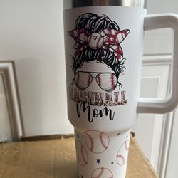 Baseball Mom 40 Oz