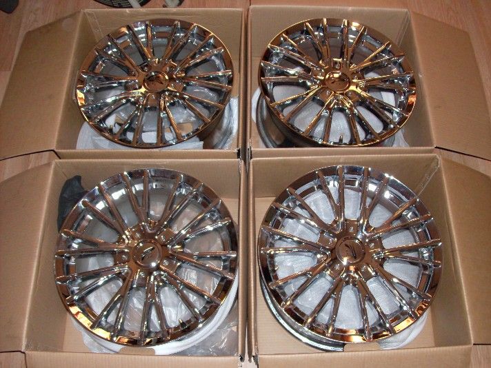 Gently used 17 inch Platinum rims