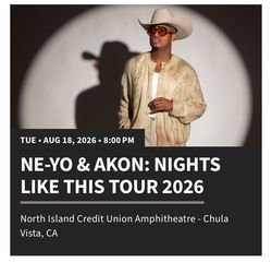 Ne-Yo & Akon Tickets