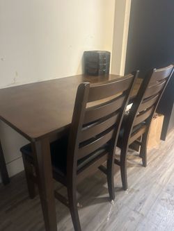 Table and chairs