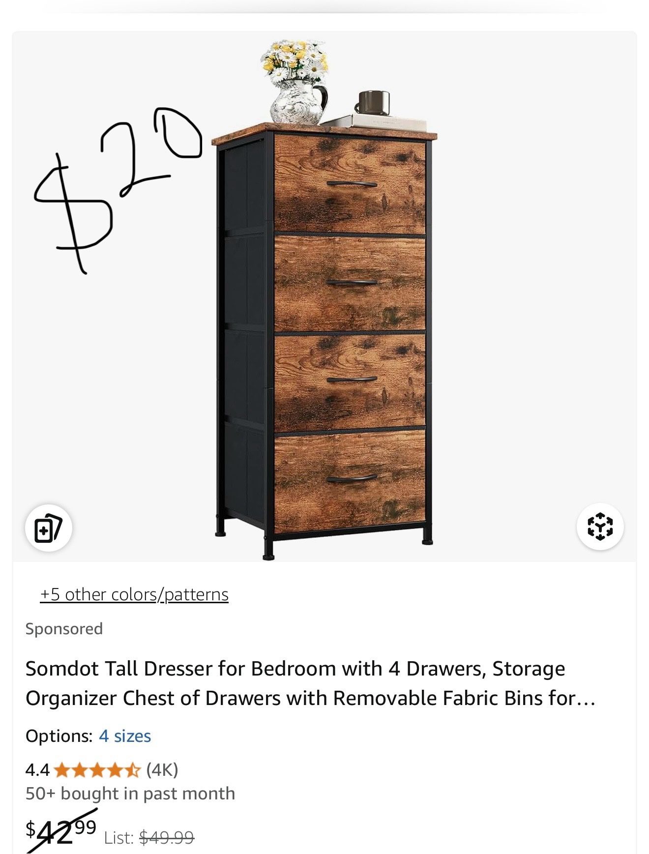 Amazon Dresser