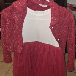 Red Dress With Blazer 6x