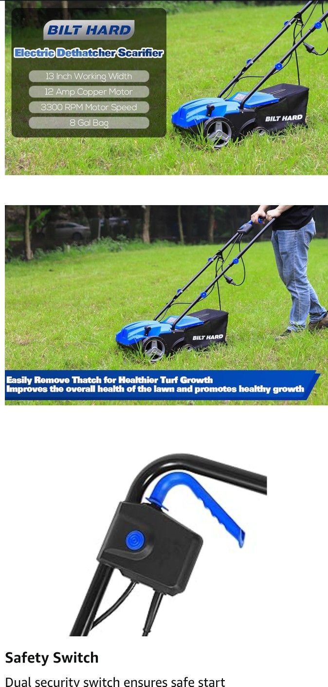Lawnmower/ Dethatcher Scarifier