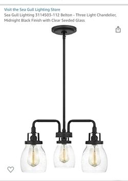 Three Light Chandelier